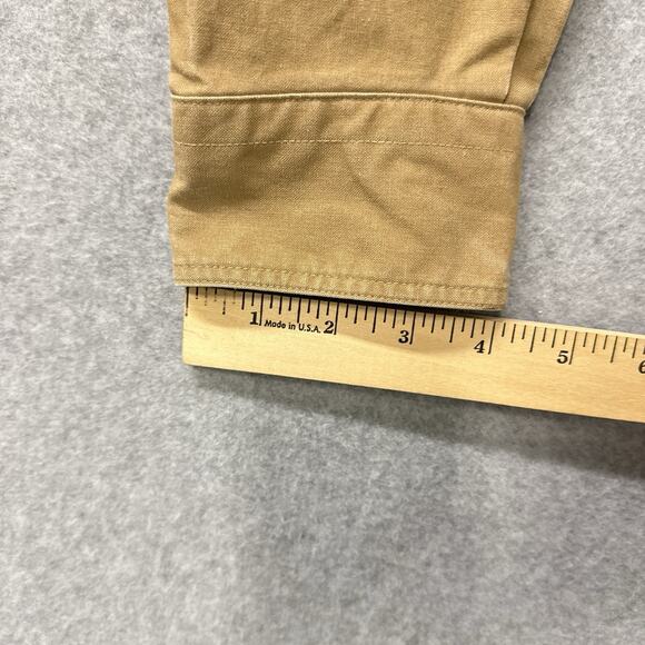 Filson Genuine Garment Tan Canvas Workwear Shirt Jacket Shacket Men’s Small - Picture 8 of 14